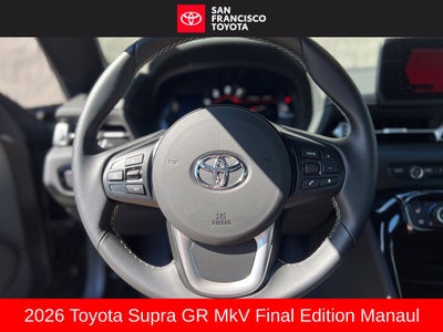 2026 Toyota GR Supra MkV Final Edition