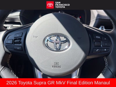 2026 Toyota GR Supra MkV Final Edition