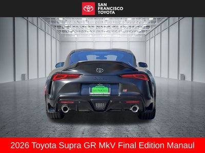 2026 Toyota GR Supra MkV Final Edition