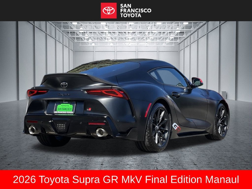 2026 Toyota GR Supra MkV Final Edition
