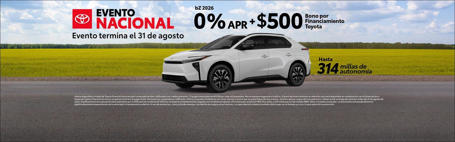 Toyota, bZ, Spanish