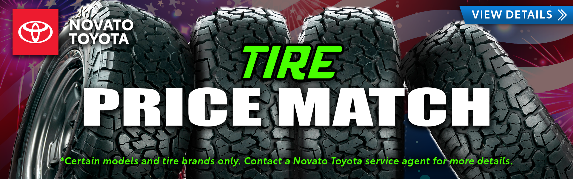 Novato Toyota TIre Price Match Guarantee Program