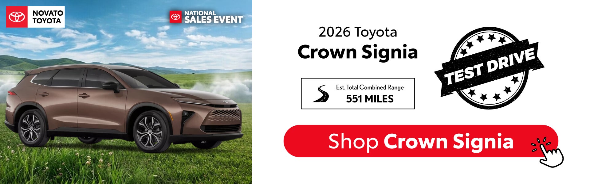 Test drive Crown Signia