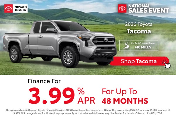 3.99% APR for 48 months