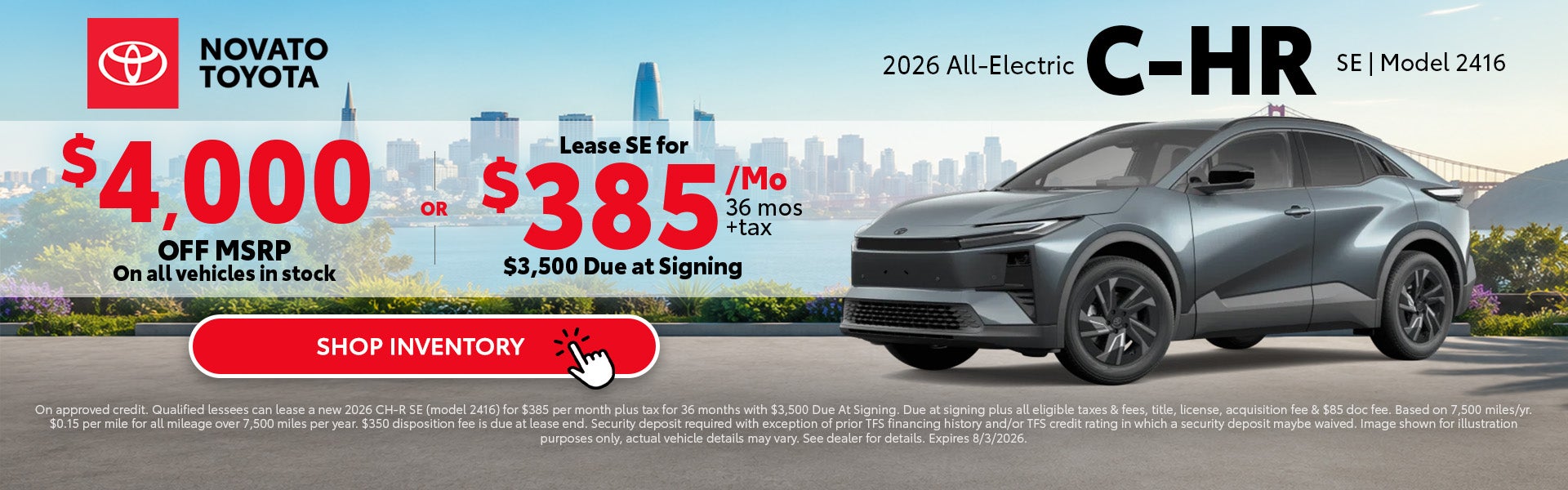 2026 Toyota All electric C-HR