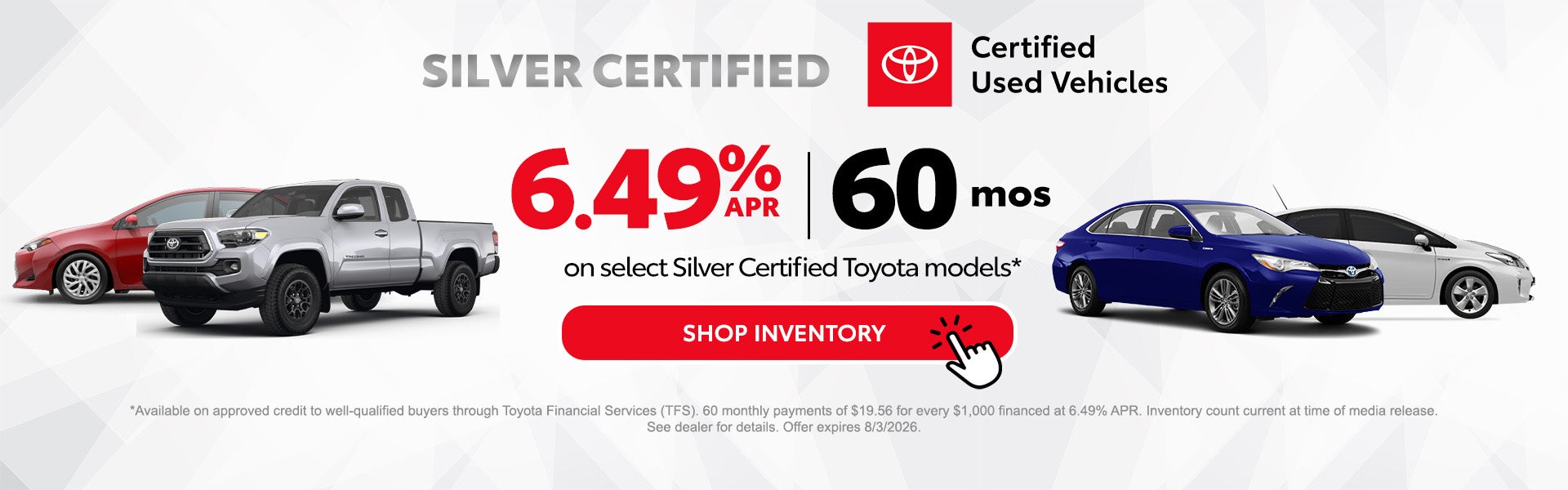 Certifies used Vehicles