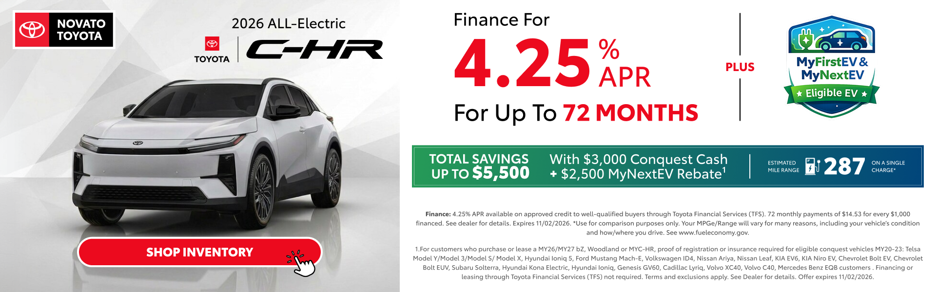 2026 C-HR Offer