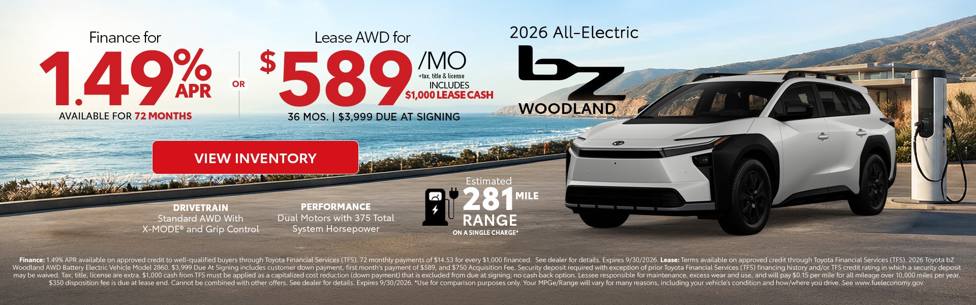 2026 bZ Woodland